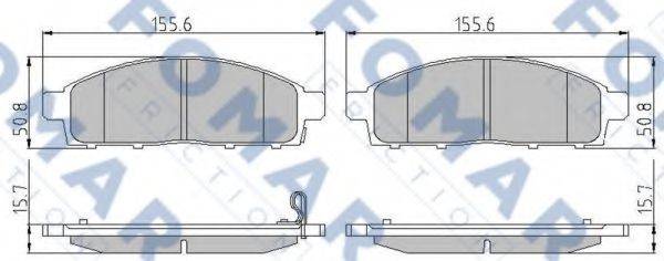 FOMAR FRICTION FO 933081