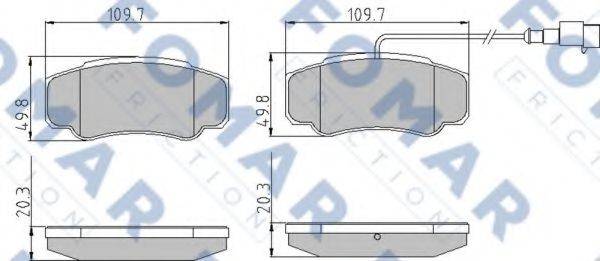 FOMAR FRICTION FO 934181