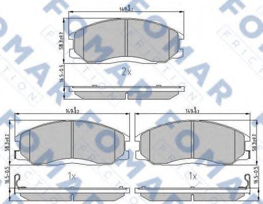 FOMAR FRICTION FO 934581