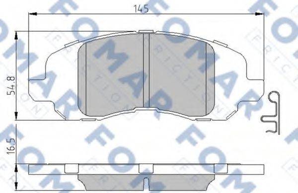FOMAR FRICTION FO 973981