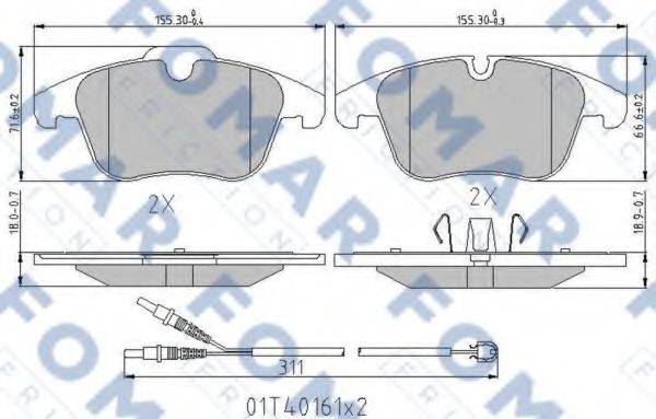 FOMAR FRICTION FO 996081