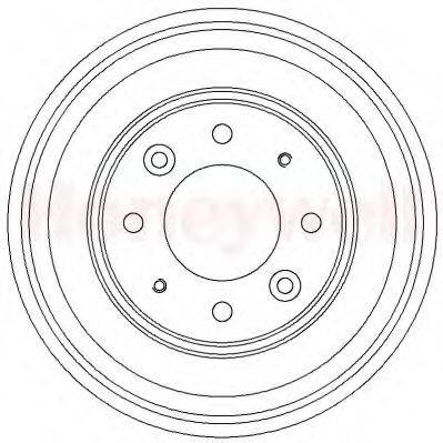 BENDIX 329335 Гальмівний барабан