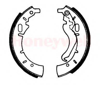 BENDIX 361026 Комплект гальмівних колодок