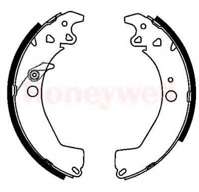 BENDIX 361241 Комплект гальмівних колодок