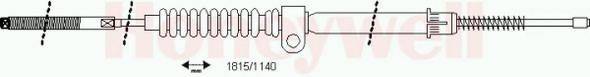 BENDIX 431029 Трос, стоянкова гальмівна система