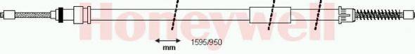 PEX 40564 Трос, стоянкова гальмівна система
