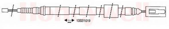 MGA 4409 Трос, стоянкова гальмівна система