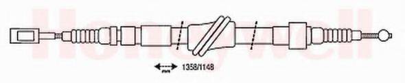 BENDIX 432632 Трос, стоянкова гальмівна система
