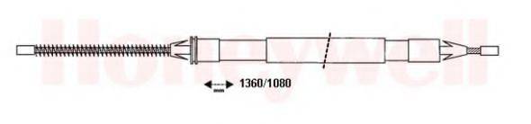 SEIM 404580 Трос, стоянкова гальмівна система