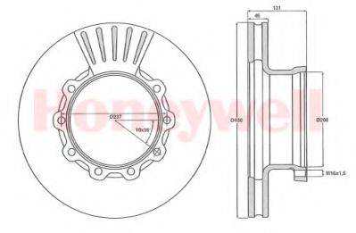 MERITOR MBR5025 гальмівний диск