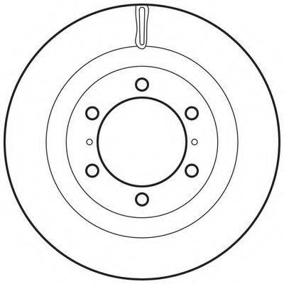 LEXUS 4351260190 гальмівний диск