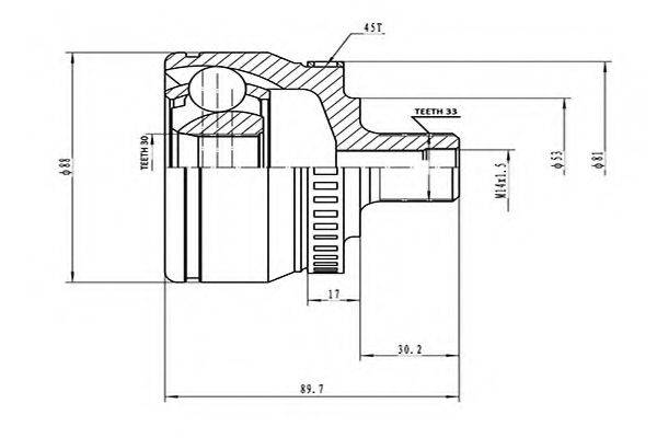 AYWIPARTS AW1510101A
