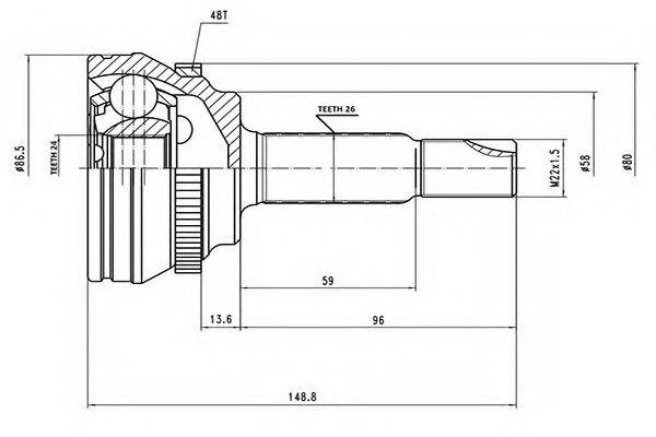 AYWIPARTS AW1510125A
