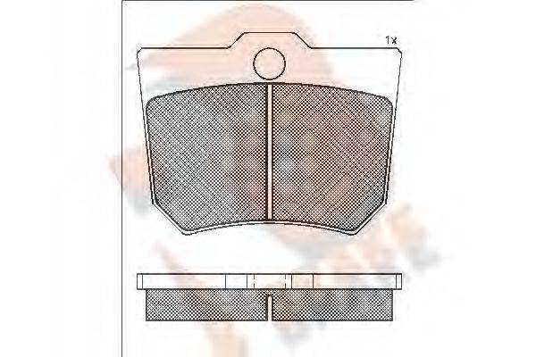 R BRAKE RB0349
