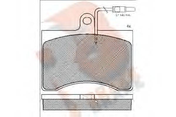 R BRAKE RB0322