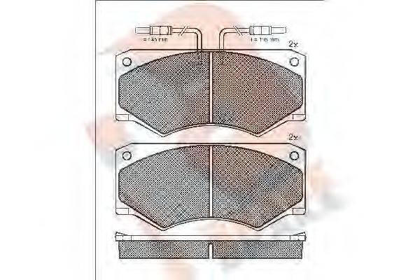R BRAKE RB0563