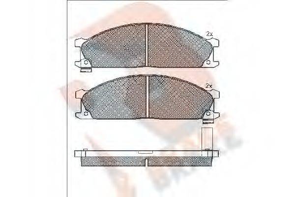 R BRAKE RB0886