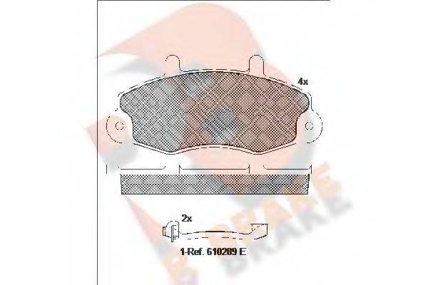 R BRAKE RB0896-203