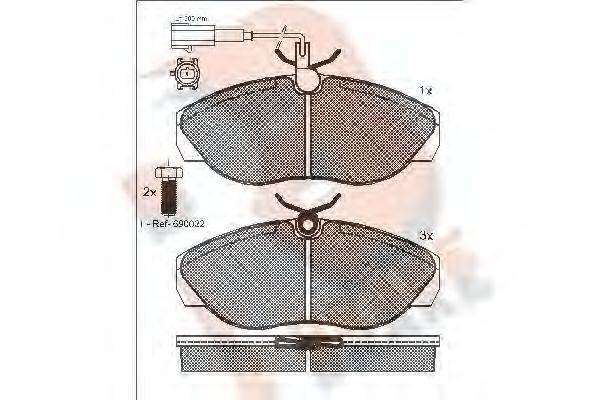 R BRAKE RB1053-203