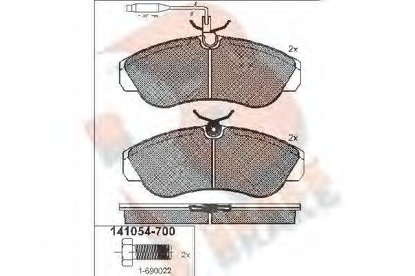 R BRAKE RB1054