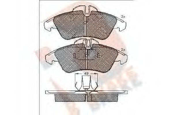 R BRAKE RB1104-046