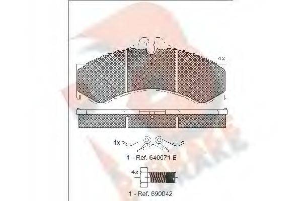 R BRAKE RB1126-204