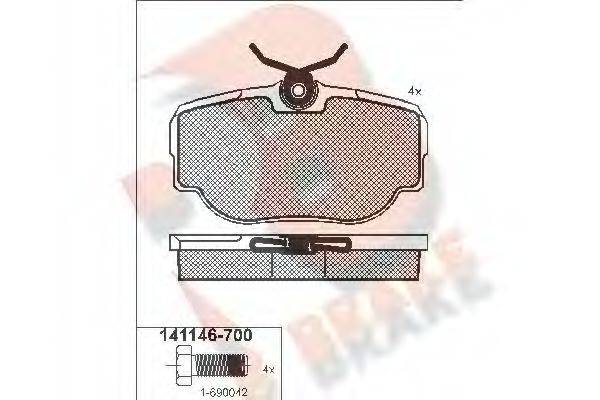 R BRAKE RB1146-700
