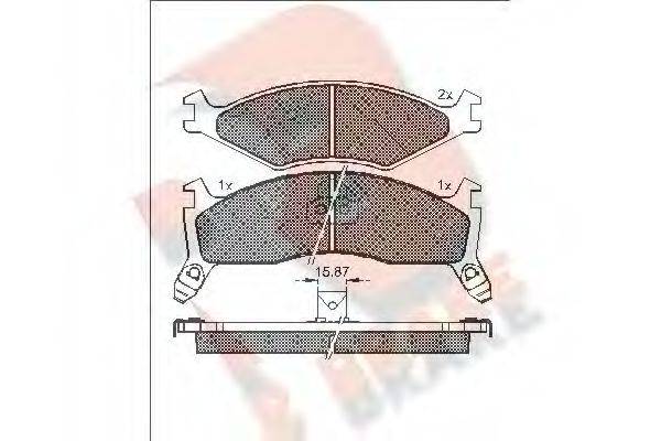R BRAKE RB1270-205