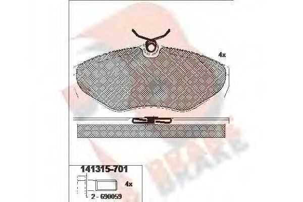 R BRAKE RB1315