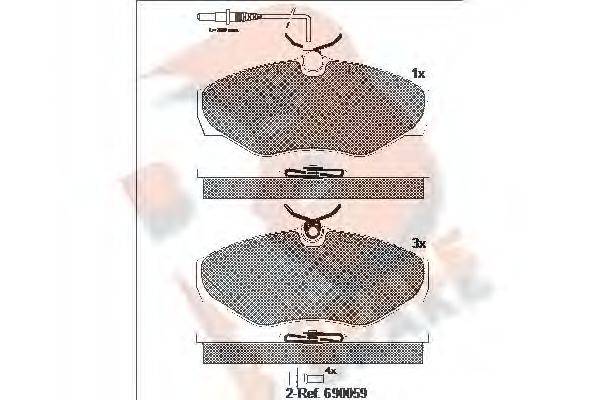 R BRAKE RB1315-203