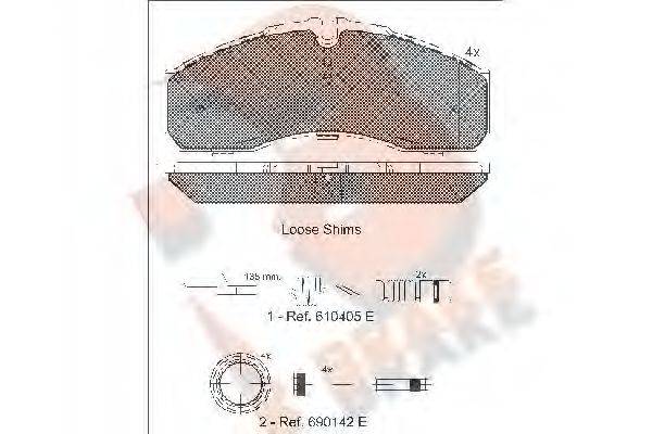 R BRAKE RB1499-203