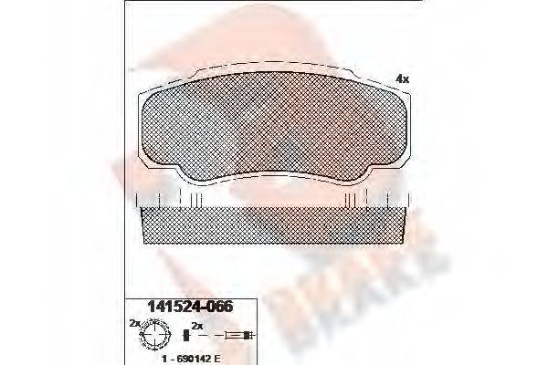 R BRAKE RB1524
