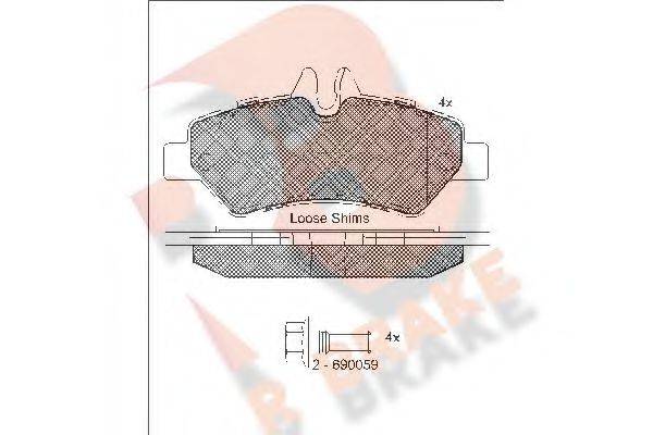 R BRAKE RB1787-204