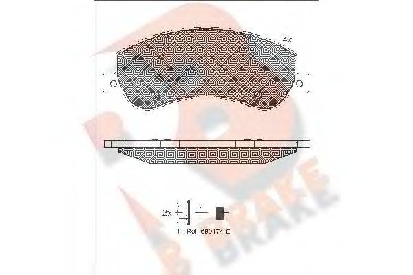 R BRAKE RB1793-204