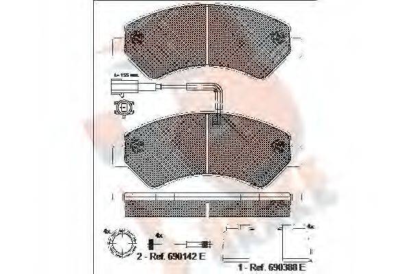 R BRAKE RB1836-201