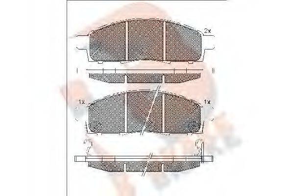 R BRAKE RB1966