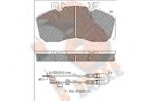 R BRAKE RB0722
