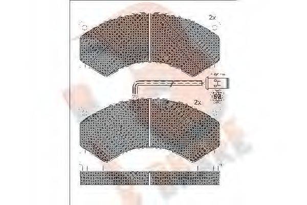 R BRAKE RB0739