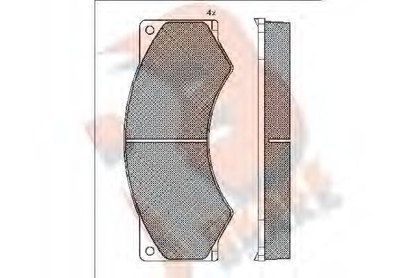 R BRAKE RB0765