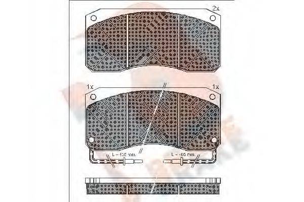 R BRAKE RB0782
