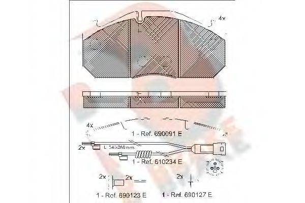 R BRAKE RB1040-112
