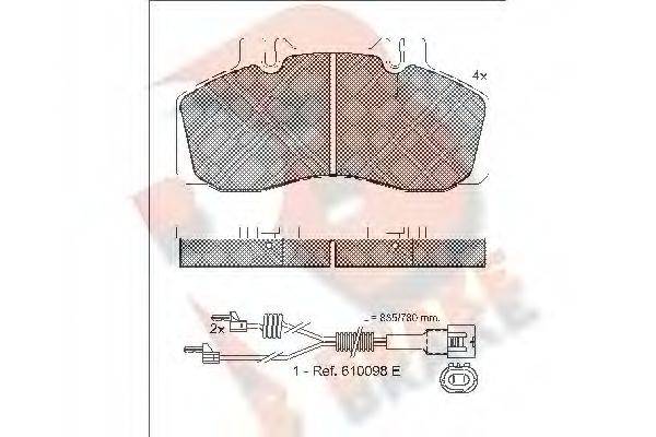 R BRAKE RB1080-114