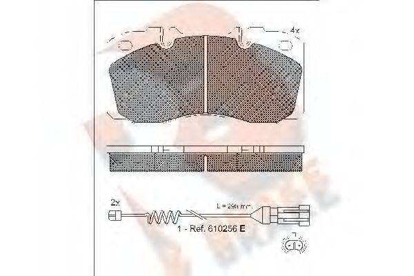 R BRAKE RB1161-117