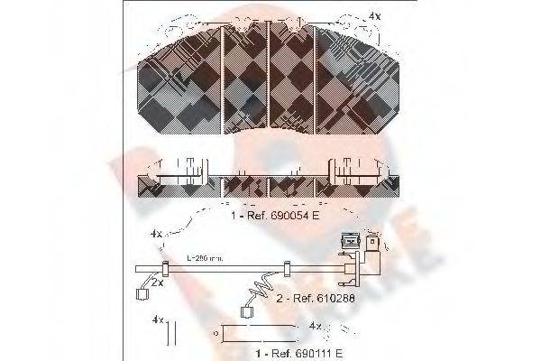 R BRAKE RB1163-119
