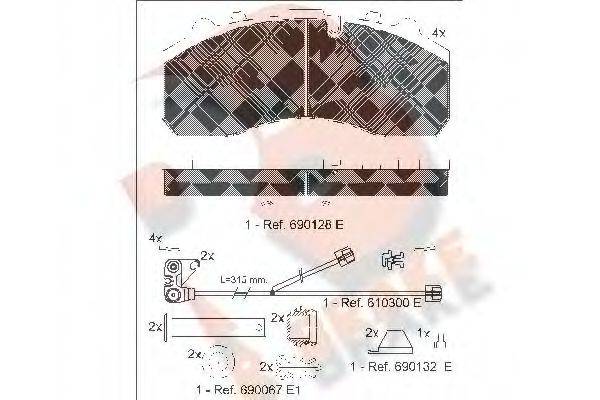R BRAKE RB1194-117