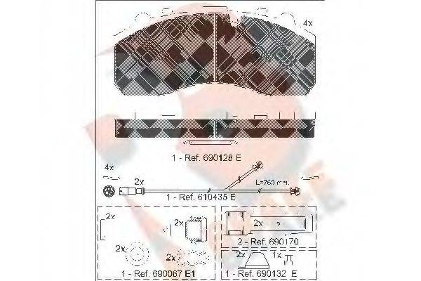 R BRAKE RB1194-225