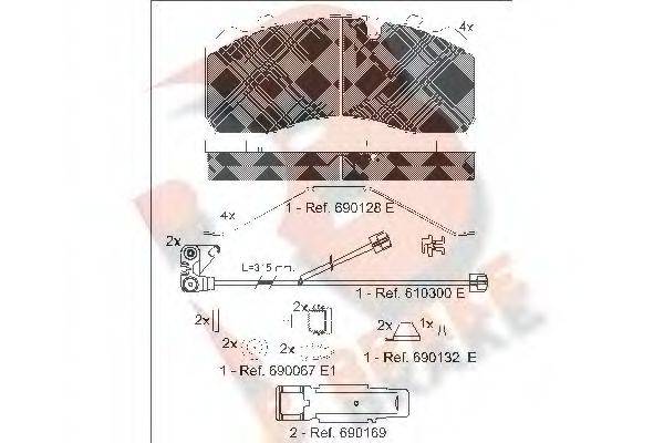 R BRAKE RB1254-217