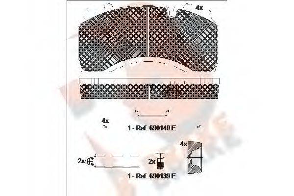 R BRAKE RB1430-066