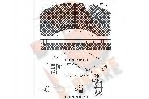 R BRAKE RB1430-122