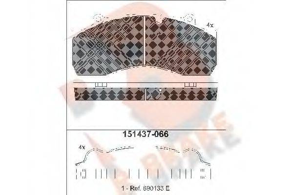 R BRAKE RB1437